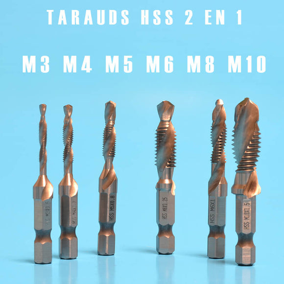 PROFI Taraud M5,5 x 0,75 set HSSG 2 pièces : : Bricolage