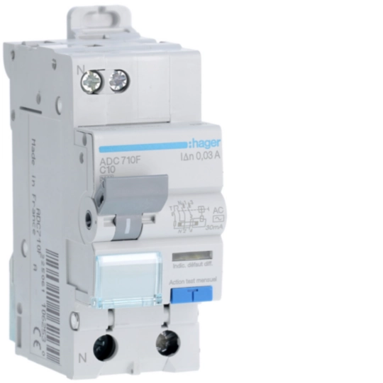 Disjoncteur différentiel Hager référence ADC710F