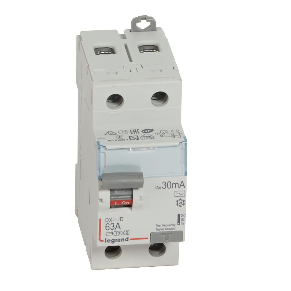 Interrupteur différentiel Legrand DX³-ID référence 411506