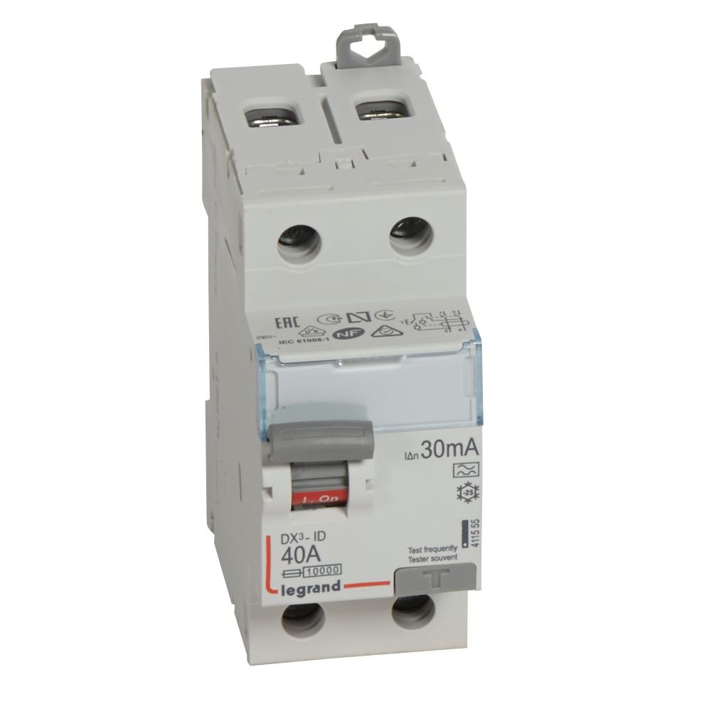 Interrupteur différentiel Legrand DX³-ID référence 411555