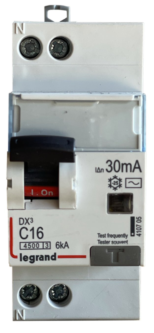 Legrand — disjoncteur différentiel C16, 30 mA