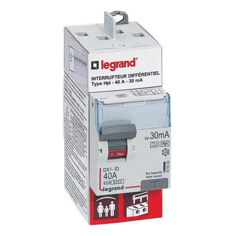 Legrand — interrupteur différentiel type F 40 A, 30 mA