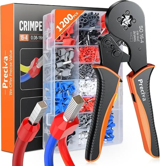 Preciva ASIN B0C48XTB4M — Coffret de sertissage des embouts