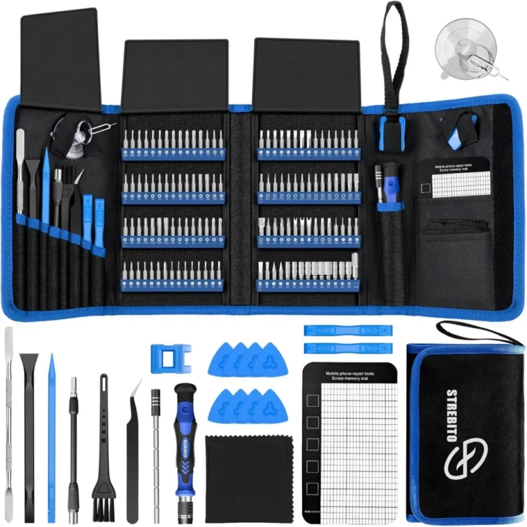 STREBITO 120 embouts et 22 outils / accessoires — Kit de précision · 142 pièces