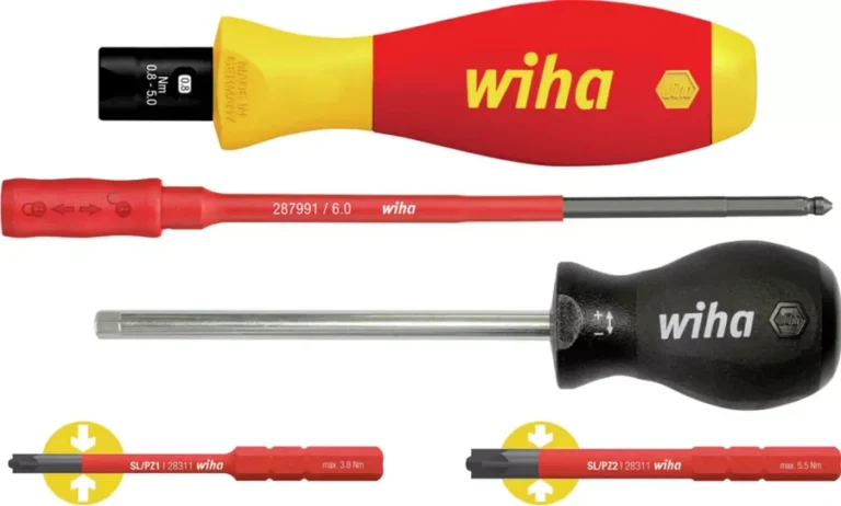 Kit dynamométrique Wiha TorqueVario-S electric 38074 et ses deux embouts